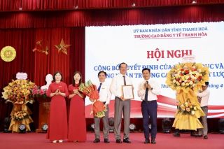 Trường Cao đẳng Y tế Thanh Hóa được công nhận đạt chuẩn chất lượng cao