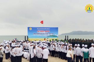 Cửa Lò phát động phong trào bảo vệ môi trường biển xanh - sạch - đẹp