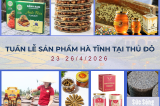 “Sức sống hàng Việt” số 5: Tuần lễ sản phẩm Hà Tĩnh tại Thủ đô