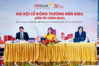 Đại hội đồng cổ đông HDBank 2026: Lợi nhuận kế hoạch tăng 41%, quy mô tiệm cận 1,2 triệu tỷ đồng