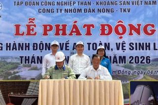 Công ty Nhôm Đắk Nông - TKV phát động Tháng hành động ATVSLĐ và Tháng Công nhân năm 2026