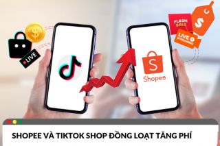Shopee và TikTok Shop đồng loạt tăng phí, người bán chịu áp lực lớn hơn