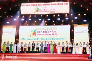 Khai mạc Lễ hội Quả điều vàng Đồng Nai 2026: Khơi nguồn giá trị, nâng tầm hạt điều Việt