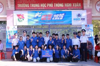 Tuổi trẻ Bộ Tư lệnh Vùng Cảnh sát biển 1 tiếp sức mùa thi 2026