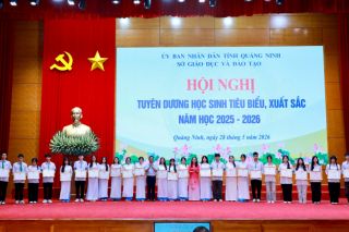 Quảng Ninh: Tuyên dương 278 học sinh tiêu biểu, xuất sắc năm học 2025-2026