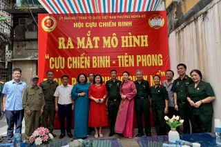 Nghĩa Đô: Ra mắt mô hình “Cựu chiến binh tiên phong phòng chống cháy nổ”