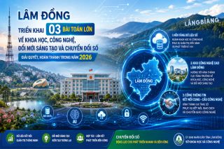 Lâm Đồng tập trung giải quyết 3 bài toán lớn về khoa học, công nghệ và chuyển đổi số năm 2026