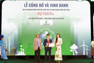 Petrovietnam khẳng định vị thế với danh hiệu Top đầu Doanh nghiệp Đổi mới sáng tạo và Kinh doanh hiệu quả năm 2026