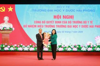 PGS.TS.BS Nguyễn Văn Khải được bổ nhiệm làm Hiệu trưởng Trường Đại học Y Dược Hải Phòng