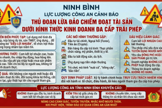 Ninh Bình: Cảnh báo thủ đoạn lừa đảo chiếm đoạt tài sản dưới hình thức kinh doanh đa cấp trái phép