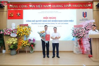 GS.TS Nguyễn Đức Trung giữ chức Hiệu trưởng Trường Đại học Ngân hàng TP. Hồ Chí Minh