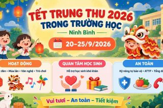 Ninh Bình: Tổ chức các hoạt động Tết Trung thu năm 2026 an toàn, thiết thực trong trường học