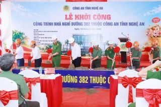 Công an tỉnh Nghệ An khởi công Nhà nghỉ dưỡng 382 quy mô hơn 340 tỷ đồng