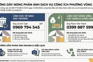 Vũng Tàu có đường dây nóng tiếp nhận phản ánh dịch vụ công ích đô thị