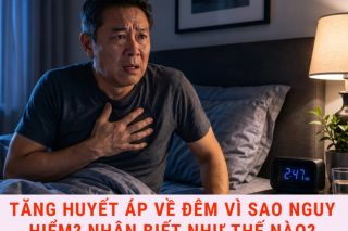 Tăng huyết áp về đêm vì sao nguy hiểm? Nhận biết như thế nào?