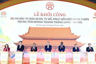 Tổng Bí thư, Chủ tịch nước Tô Lâm dự Lễ khởi công Dự án đầu tư bảo quản, tu bổ, phục hồi Điện Kính Thiên
