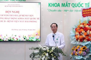 Bệnh viện Mắt Hải Phòng kỷ niệm 18 năm thành lập, khai trương Khoa Mắt Quốc tế tại Phân khu D