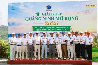 Sôi động Giải Golf Quảng Ninh mở rộng 2026