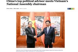 Truyền thông Trung Quốc đưa nhiều thông tin về chuyến thăm của Chủ tịch Quốc hội Trần Thanh Mẫn