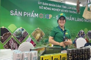 Lâm Đồng đưa thương hiệu nông sản xanh đến Hội chợ Làng nghề Việt Nam