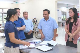 Thái Nguyên: Kiểm tra chất lượng bữa ăn bán trú tại Trường PTDT Nội trú THCS Định Hóa