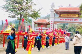 Lễ hội Cúng cơm mới Đền Nhược Sơn diễn ra từ ngày 28 - 29/10