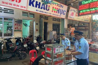 Lạng Sơn: Các Đội Quản lý thị trường tổng rà soát, khẳng định chất lượng đặc sản khâu nhục Thất Khê