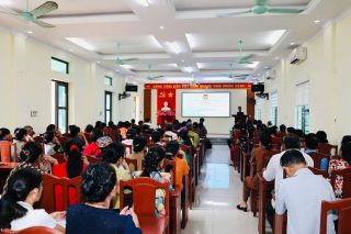 Xã Thanh Miện tổ chức hội nghị tập huấn nâng cao kiến thức thị trường trong liên kết, tiêu thụ nông sản