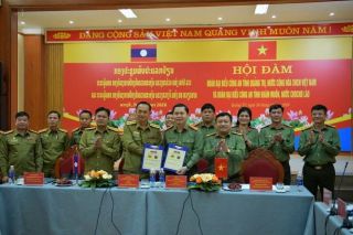 Công an 2 tỉnh Quảng Trị và Khăm Muồn: Tăng cường hợp tác giữ vững an ninh, trật tự khu vực biên giới