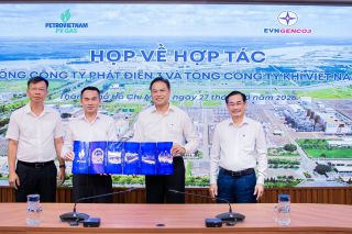 PV GAS và EVNGENCO3 phối hợp bảo đảm nguồn cung khí, LNG cho sản xuất điện