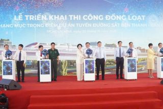 VinSpeed tăng tốc thi công đồng loạt tuyến đường sắt tốc độ cao Bến Thành - Cần Giờ