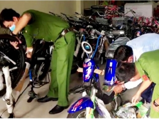 An Giang: Tạm giữ 55 chiếc xe đạp, xe đạp điện không rõ nguồn gốc
