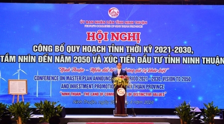 Ninh Thuận: Hội nghị công bố Quy hoạch và xúc tiến đầu tư thành công tốt đẹp