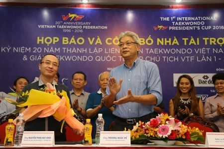 Họp báo giới thiệu Lễ kỷ niệm 20 năm Ngày thành lập Liên đoàn Taekwondo Việt Nam