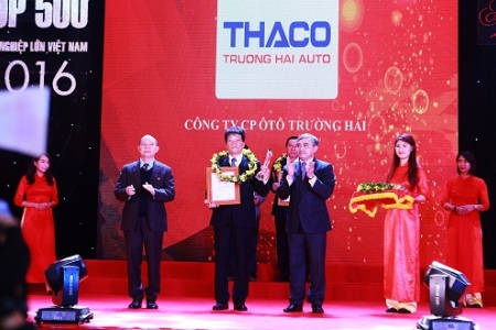 Thaco được vinh danh DN tư nhân số 1 tại Việt Nam 2016