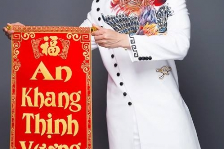 “Anh Bo” Đan Trường “gợi ý” trang phục áo dài đón Tết