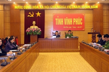 Ban Chỉ đạo 138 Chính phủ hội nghị trực tuyến tại điểm cầu Vĩnh Phúc