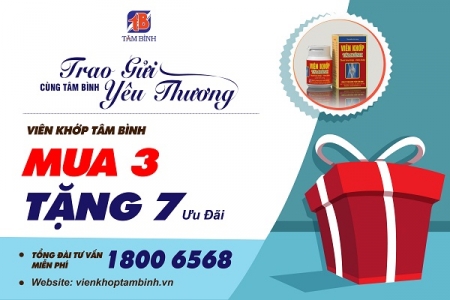 Cơ hội sử dụng miễn phí Viên khớp Tâm Bình từ 1 – 3 tháng