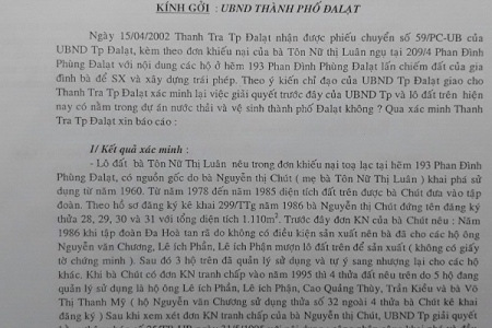 Lâm Đồng: 30 năm ba thế hệ “cõng” đơn đi đòi đất cho mượn?