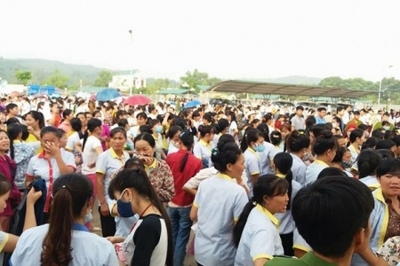 Thanh Hóa: Đình công 3 ngày liên tiếp, để phản đối những quy định “lạ” của công ty