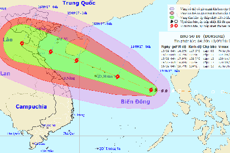 Bộ trưởng Bộ Công Thương ra công điện khẩn toàn ngành tập trung ứng phó, khắc phục hậu quả bão số 10