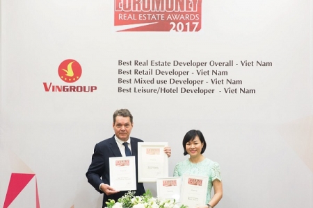 Vingroup là "Nhà phát triển bất động sản tốt nhất Việt Nam năm 2017"