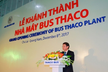 Bài phát biểu của Chủ tịch HĐQT THACO Trần Bá Dương tại Lễ khánh thành NM Bus THACO