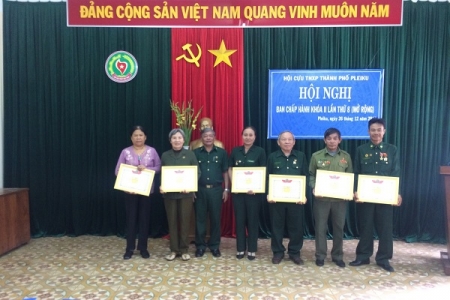 TP. Pleiku (Gia Lai): Hội nghị BCH khoá II lần thứ 8 (mở rộng) Hội Cựu thanh niên xung phong