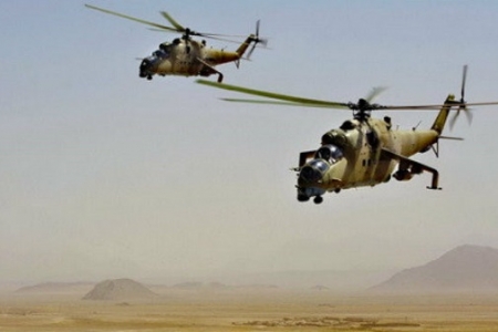 Trực thăng quân sự Mi-24 của Nga đã bị rơi tại Syria