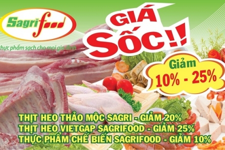 Sagrifood khuyến mãi sốc “Chợ Phiên Nông Sản–Thực Phẩm An Toàn” tại quảng trường Công viên Khánh Hội