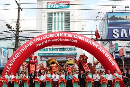 Kienlongbank khánh thành 2 trụ sở mới tại tỉnh Kiên Giang