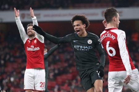 Man City tiếp tục gieo sầu cho Arsenal tại Ngoại hạng Anh