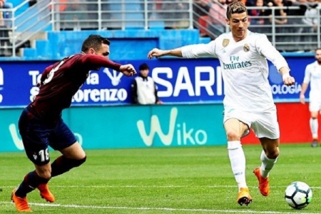 Real giành trọn 3 điểm trước Eibar