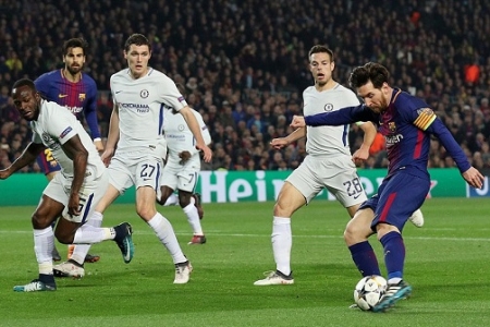 Messi lập cú đúp, Bacra nhấn chìm Chelsea tại Nou Camp